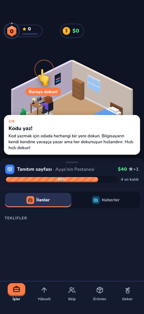 Yatak odasında ilk iş